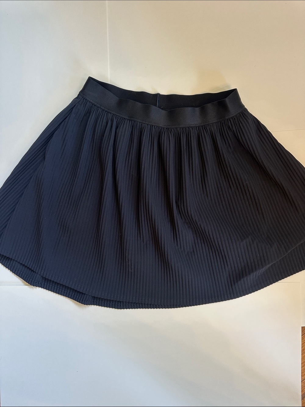 Girls all in motion Black Pleated Circle Skirt